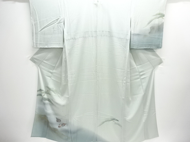 JAPANESE KIMONO / UNUSED HOMONGI FOR SUMMER / MANDARIN DUCK